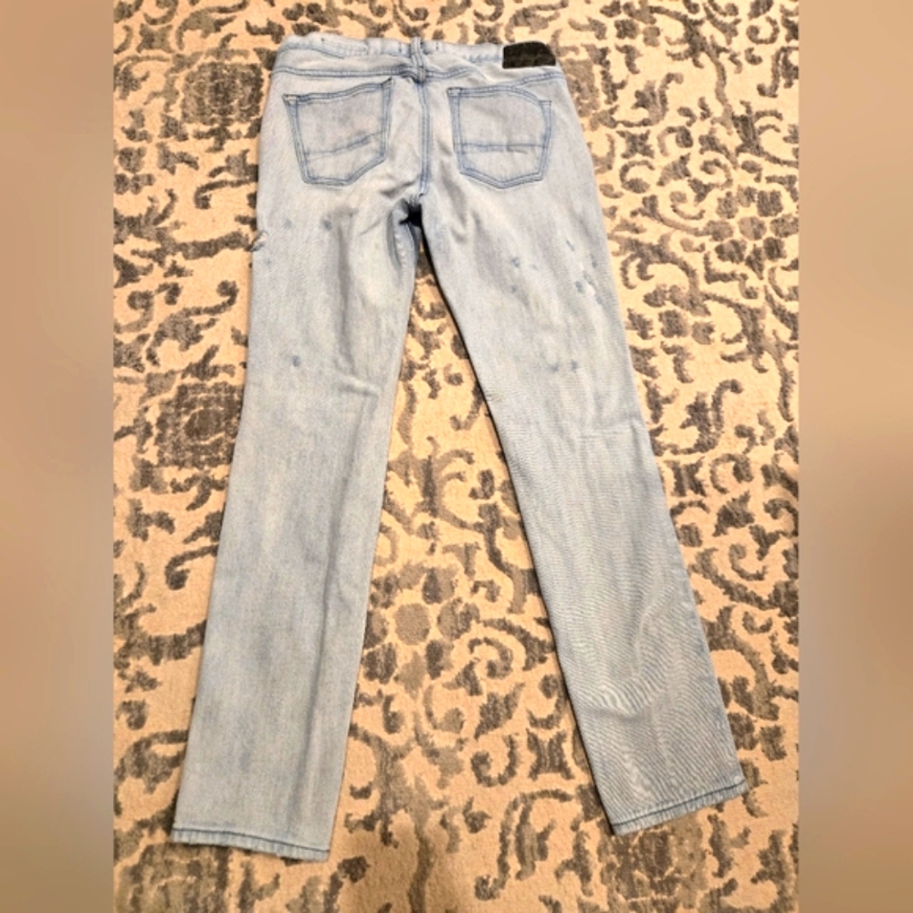 PacSun Light Wash Ripped Skinny Jeans 29x30 - Picture 3 of 6